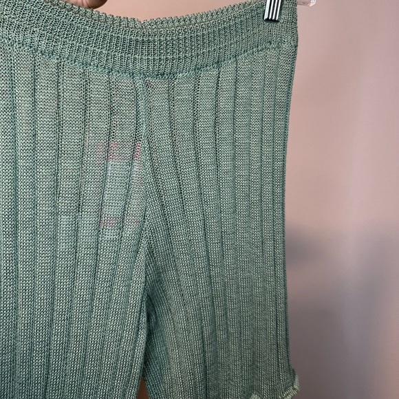 Edikted HARLEY KNITTED PANTS Low Waist Sz ML Straight Leg NWT - Picture 3 of 5